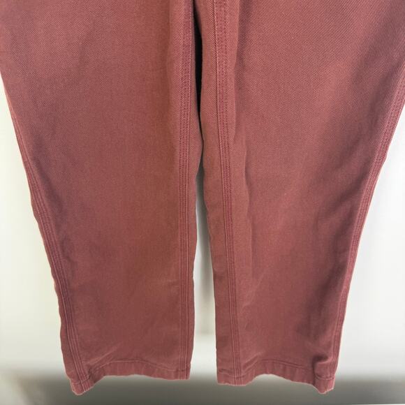 Aritzia TNA Womens Greenwich High Waisted Utility Carpenter Warm Umber Pants 0 - Picture 4 of 11
